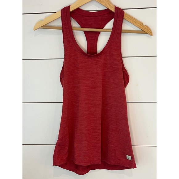 Vuori Tops - Vuori Heathered Magenta Racerback Tabk women's active athletic